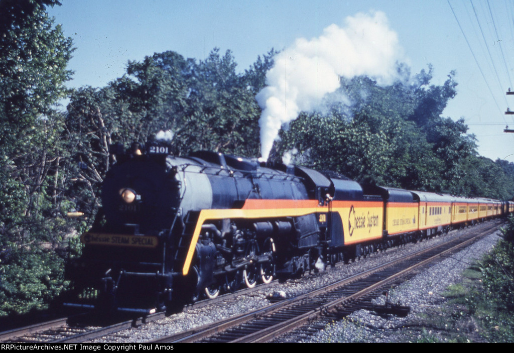 RDG 2101 Chessie Steam Special Season 1 1977 